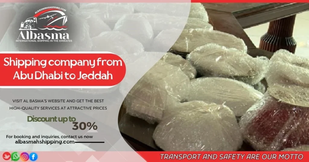 shipping company from Abu Dhabi to Jeddah