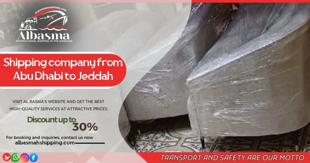 shipping company from Abu Dhabi to Jeddah