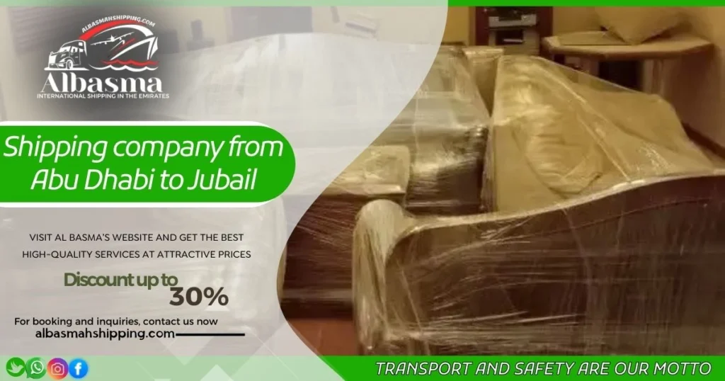Shipping company from Abu Dhabi to Jubail 