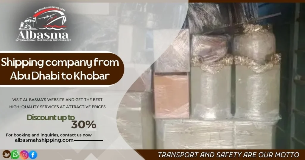 shipping company from Abu Dhabi to Khobar