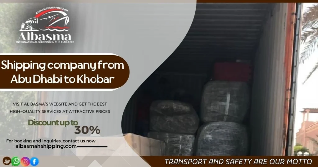 shipping company from Abu Dhabi to Khobar