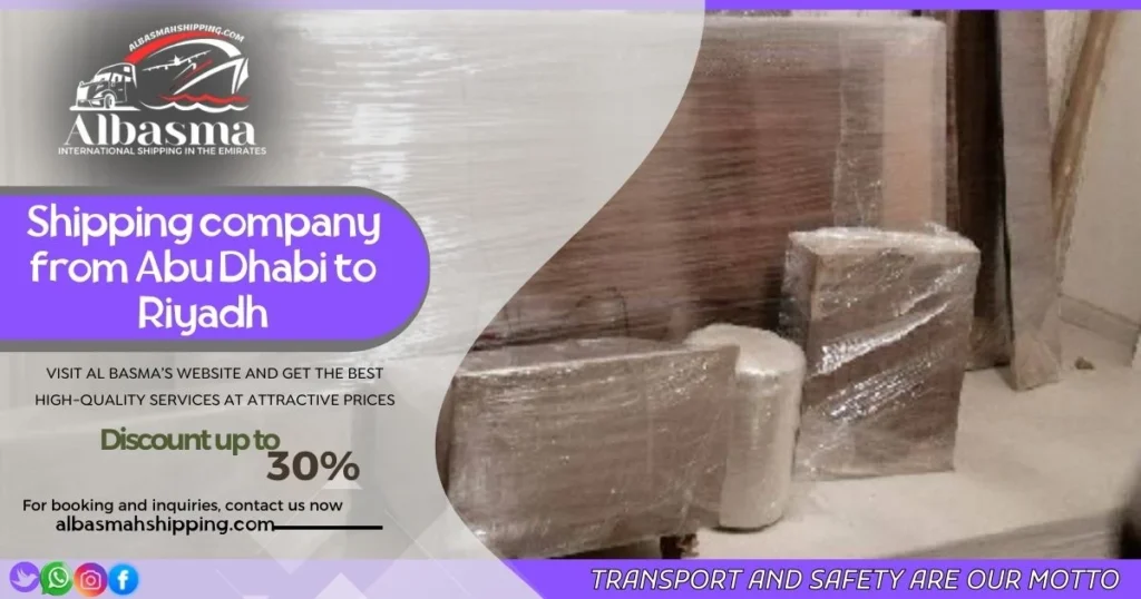 shipping company from Abu Dhabi to Riyadh