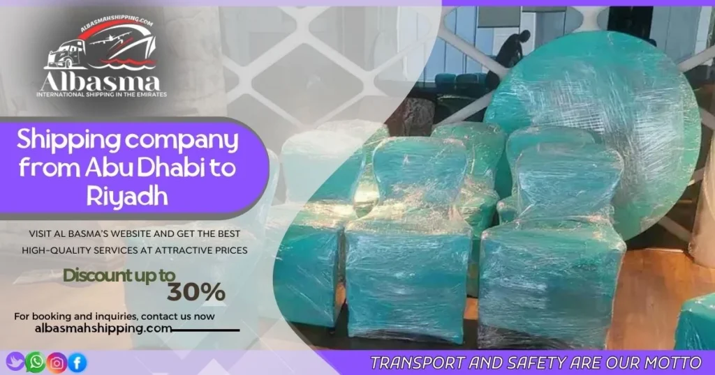 shipping company from Abu Dhabi to Riyadh
