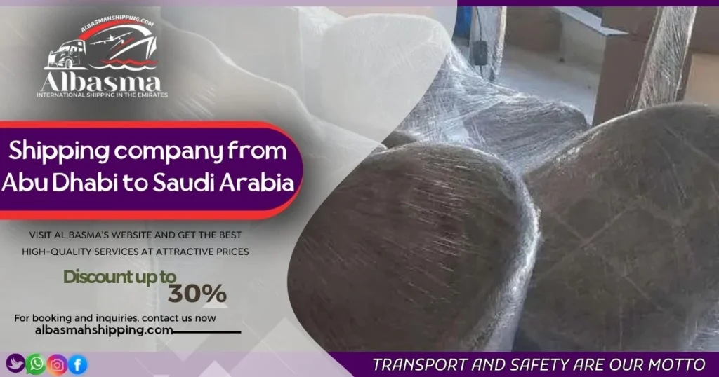 shipping company from Abu Dhabi to Saudi Arabia