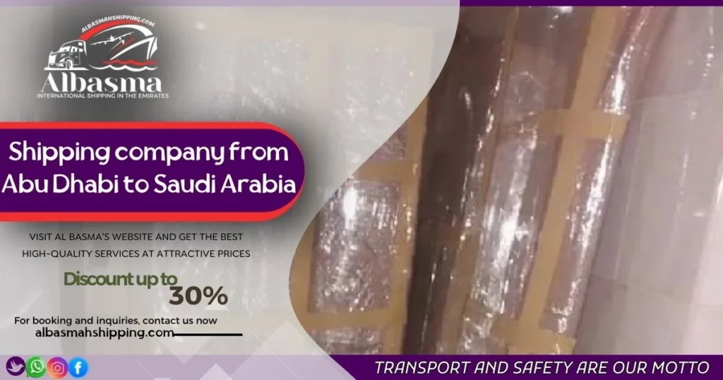 shipping company from Abu Dhabi to Saudi Arabia