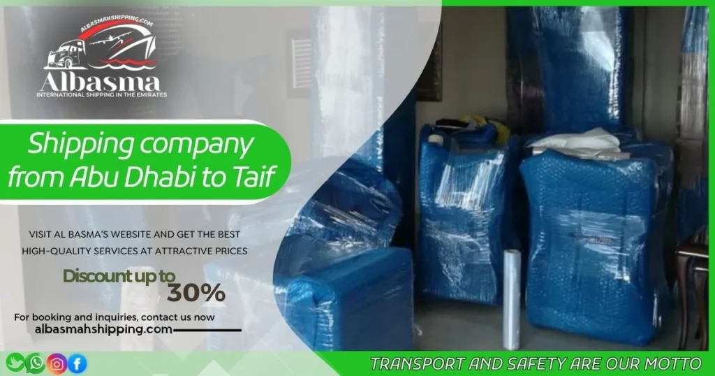 Shipping company from Abu Dhabi to Taif 