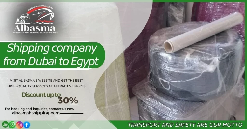 Shipping company from Dubai to Egypt