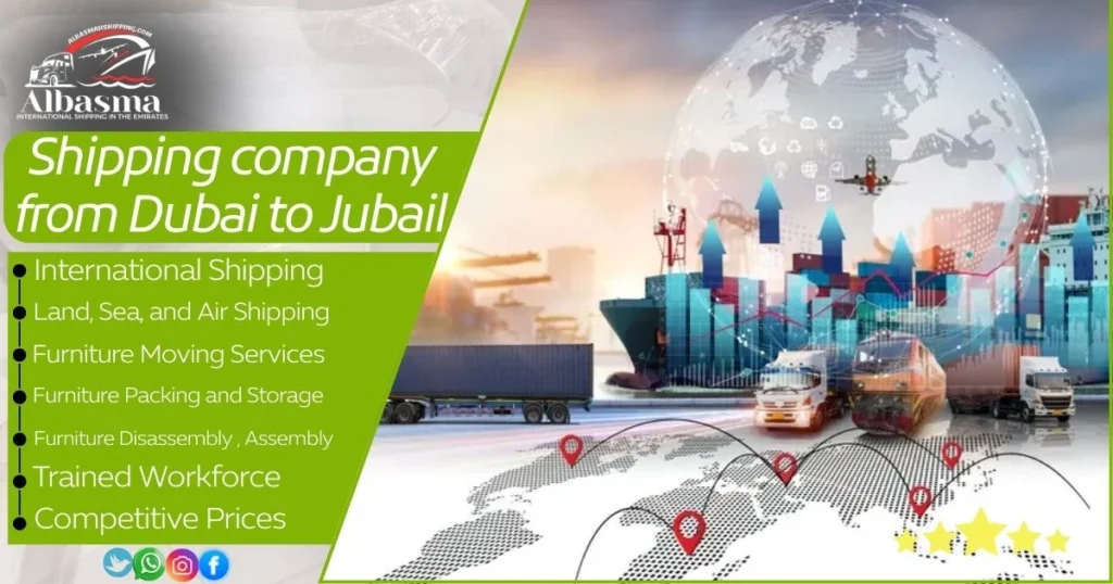 Shipping company from Dubai to Jubail