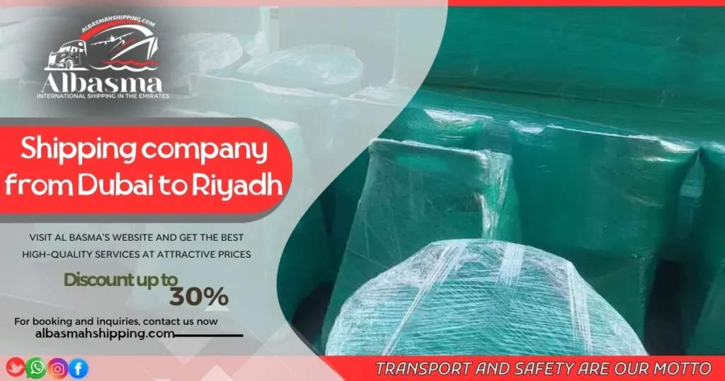 shipping company from Dubai to Riyadh