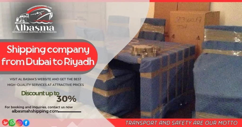 shipping company from Dubai to Riyadh