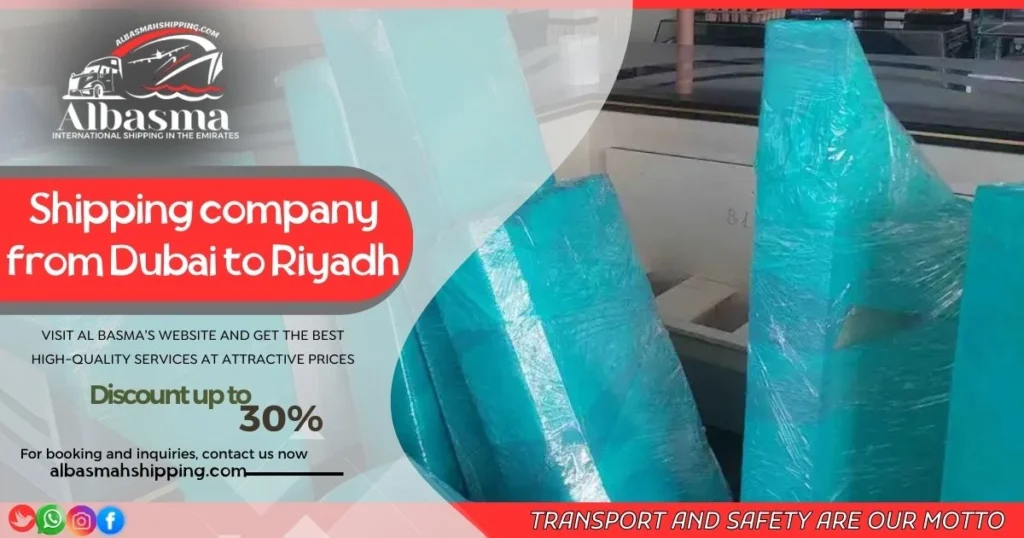 shipping company from Dubai to Riyadh