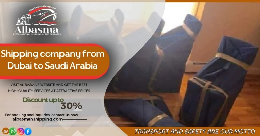 shipping company from Dubai to Saudi Arabia