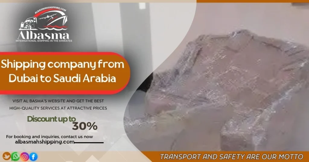 shipping company from Dubai to Saudi Arabia