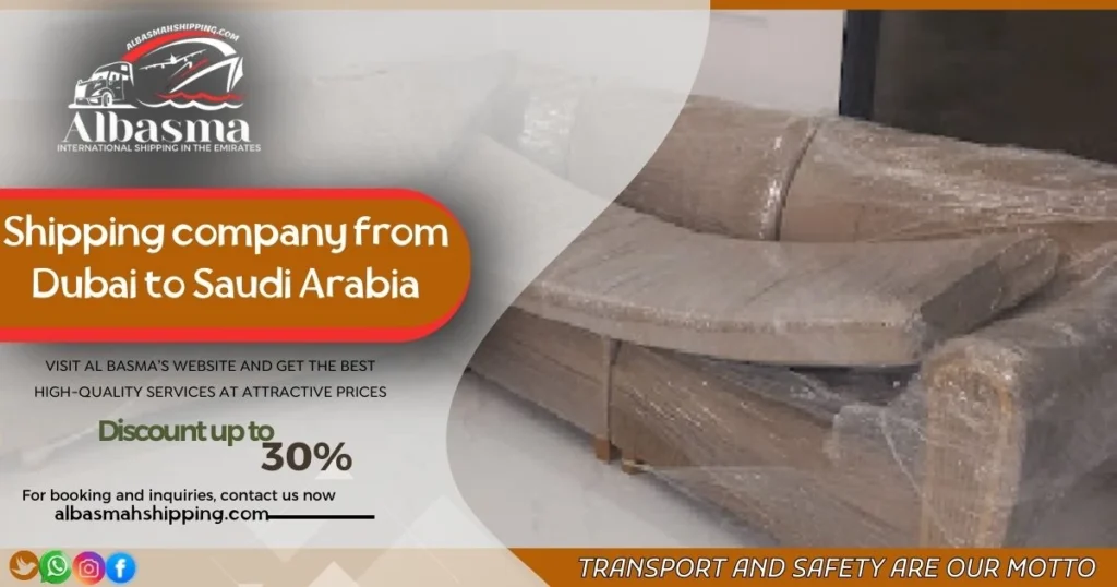 shipping company from Dubai to Saudi Arabia
