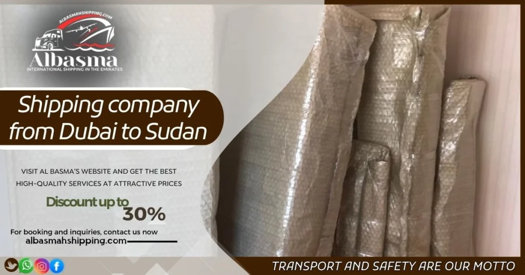 Shipping company from Dubai to Sudan