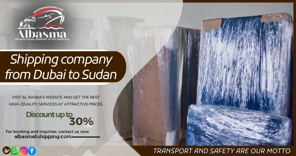 Shipping company from Dubai to Sudan