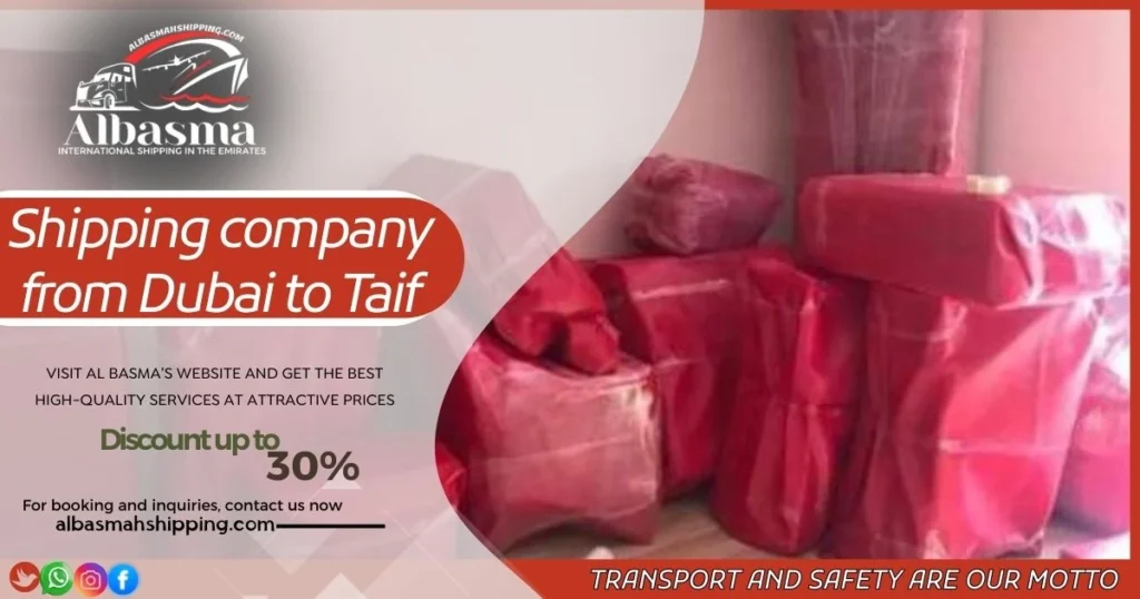 shipping company from Dubai to Taif 