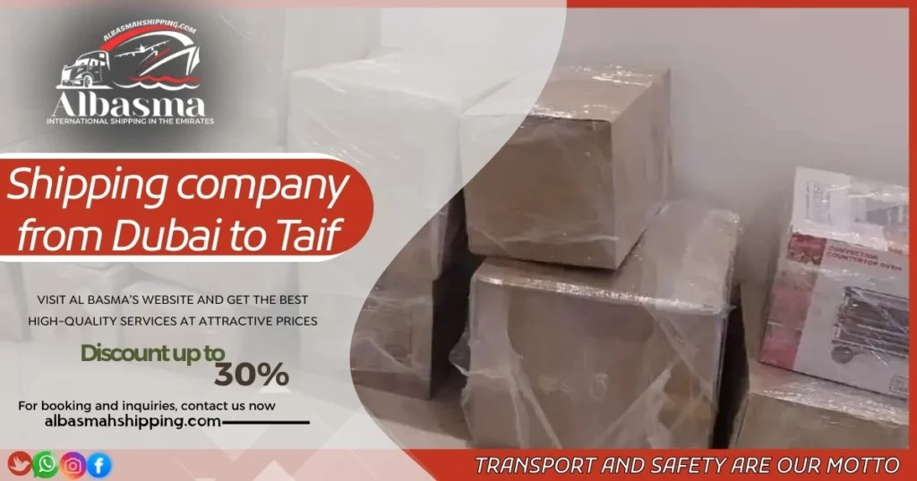 shipping company from Dubai to Taif 