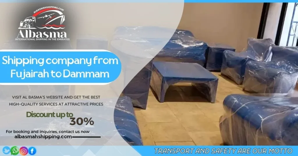 shipping company from Fujairah to Dammam