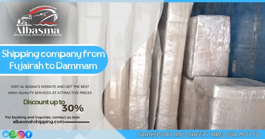 shipping company from Fujairah to Dammam