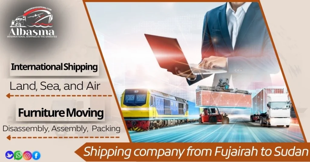 shipping company from Fujairah to Sudan
