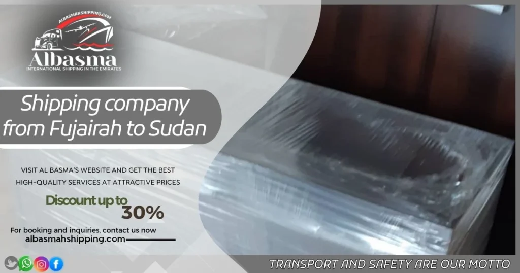 shipping company from Fujairah to Sudan