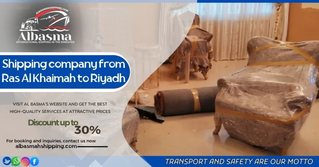 Shipping from Ras Al Khaimah to Riyadh
