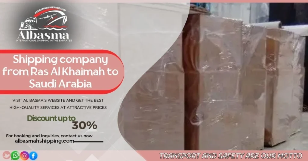 shipping company from Ras Al Khaimah to Saudi Arabia