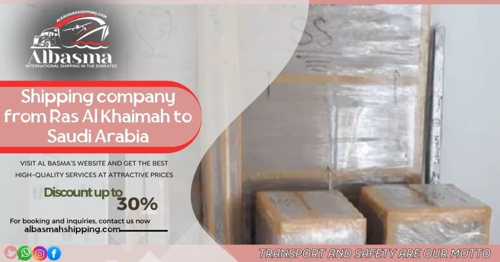 shipping company from Ras Al Khaimah to Saudi Arabia
