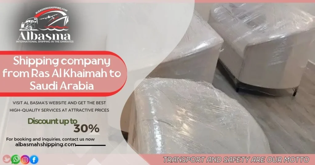 shipping company from Ras Al Khaimah to Saudi Arabia