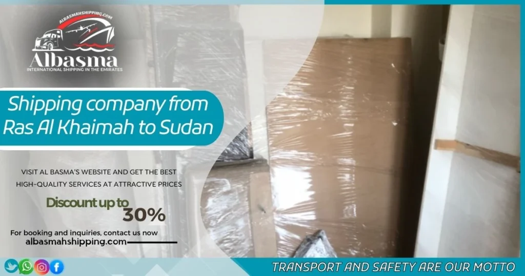 Shipping company from Ras Al Khaimah to Sudan