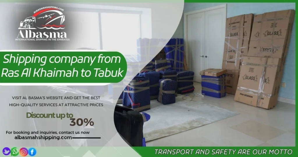 Shipping company from Ras Al Khaimah to Tabuk