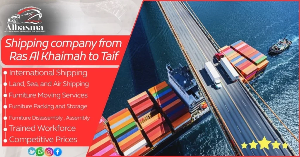 Shipping company from Ras Al Khaimah to Taif