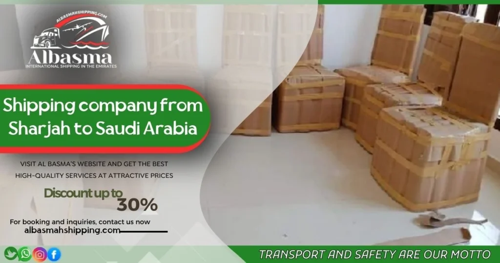 shipping company from Sharjah to Saudi Arabia