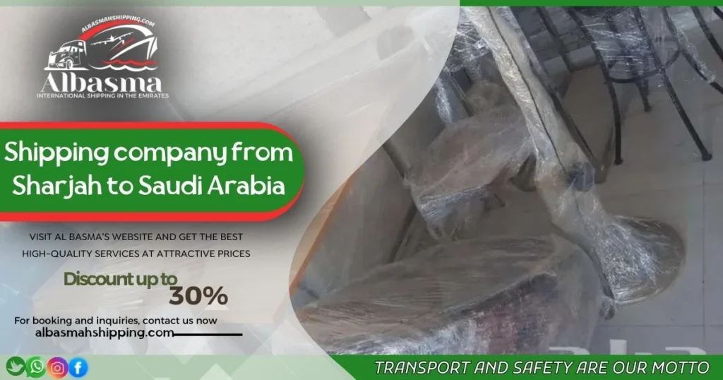 shipping company from Sharjah to Saudi Arabia