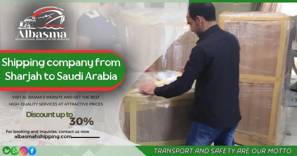 shipping company from Sharjah to Saudi Arabia