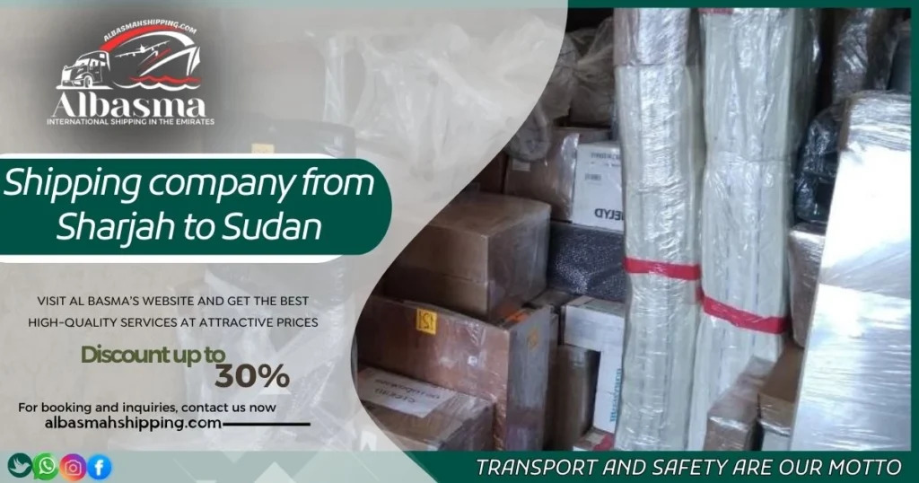 shipping company from Sharjah to Sudan